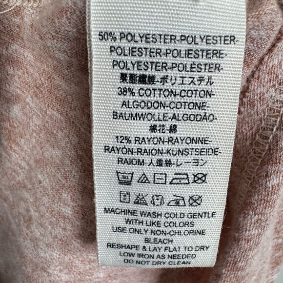 We The Free People Women’s Sz M Cloud Nine Boxy Top Pullover Dusty Pink Relaxed - Picture 7 of 9